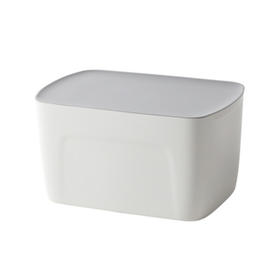 可叠加收纳箱-小号灰色