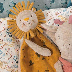 法国moulinroty茉兰若缇热带雨林系列安抚玩偶之狮子小辣椒