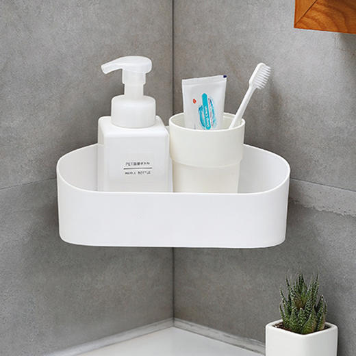 几何三角形置物架（白色） 商品图0