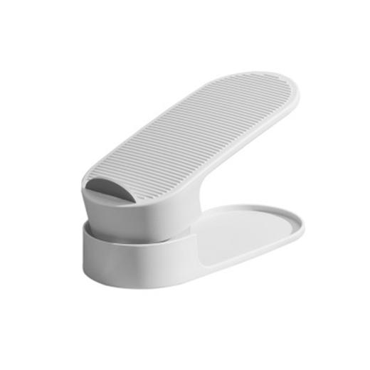 双层可调节鞋架（白色） 商品图0