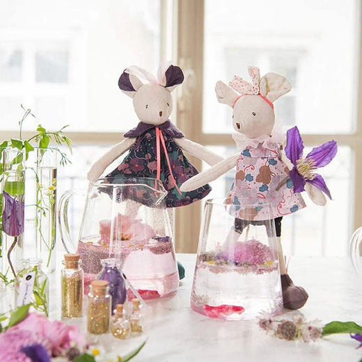 法国moulinroty茉兰若缇小时光系列迷小毛绒老鼠拉拉 商品图1