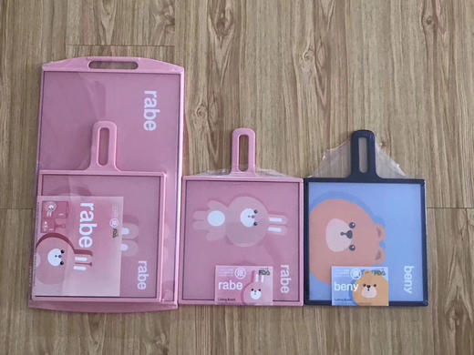 RABE 纳米银抗菌砧板 迷你粉熊315*220【中】 商品图1