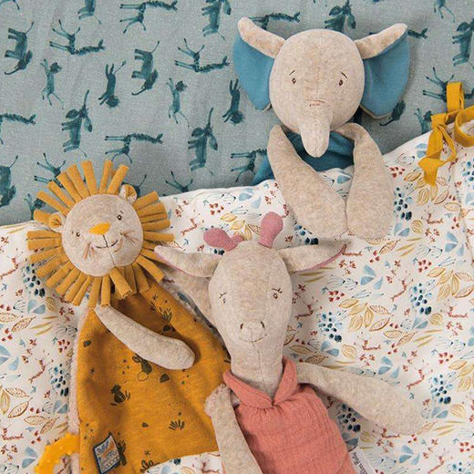 法国moulinroty茉兰若缇热带雨林系列安抚玩偶 商品图0