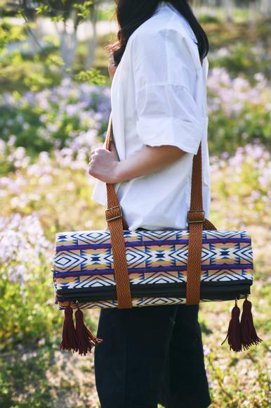 野餐垫户外地垫防潮垫经典几何图形野餐垫 商品图0