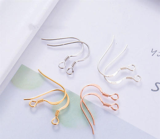 【上手】925纯银耳勾配件（4个装） 商品图0