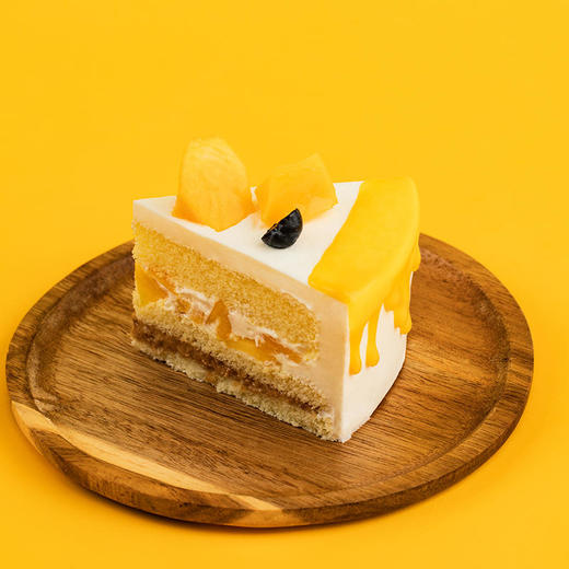 【海盐芒芒蛋糕】香甜芒果淋面搭配酥脆海盐，加上多汁芒果肉，清甜爽口 商品图1