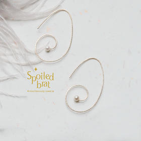 spoiledbrat jewelry几何系列耳环（花纹款）