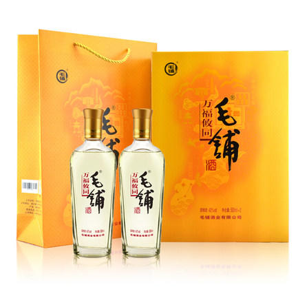 [养生酒]劲酒毛铺万福攸同酒42度 500ml*2瓶 礼盒装 商品图2