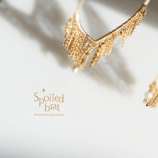 spoiledbrat jewelry几何流苏耳环 商品图2