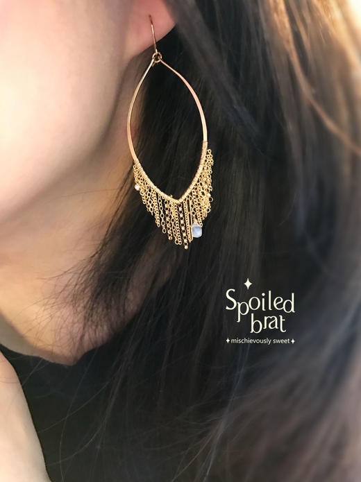 spoiledbrat jewelry几何流苏耳环 商品图4