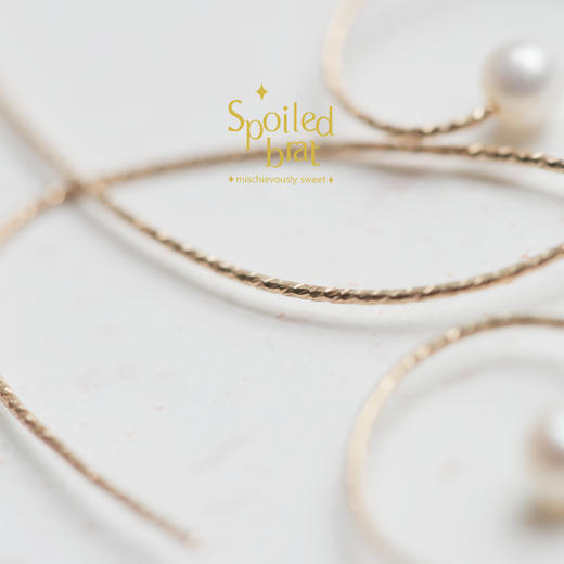 spoiledbrat jewelry几何系列耳环（花纹款） 商品图1