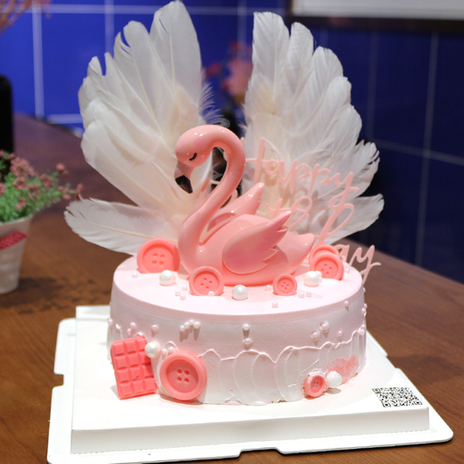 【鲜果蛋糕】挚爱火烈鸟