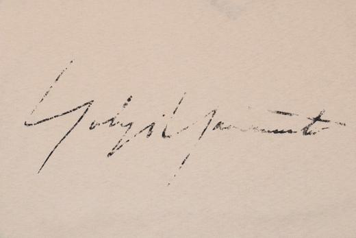 y3山本耀司20ss限定款签名印花短袖