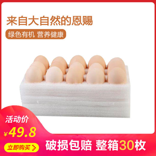 【报盟严选】无抗生素新鲜蛋煮鸡蛋谷物喂养新鲜鸡蛋礼盒装 包邮 商品图0
