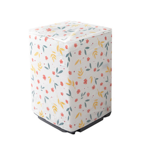 碎花图案洗衣机防尘罩-翻盖 商品图0