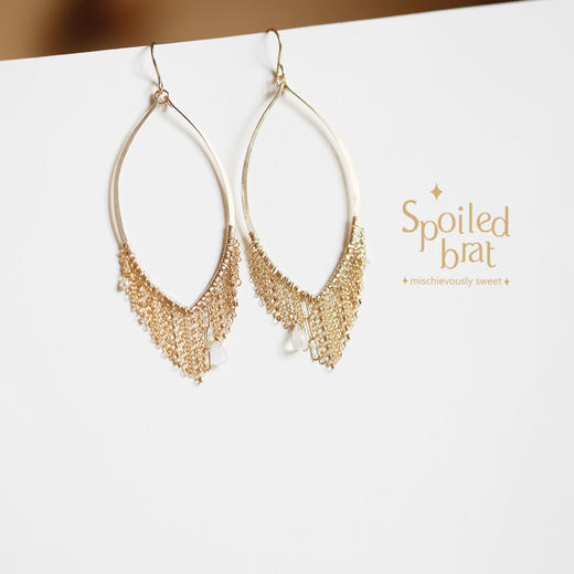 spoiledbrat jewelry几何流苏耳环 商品图0