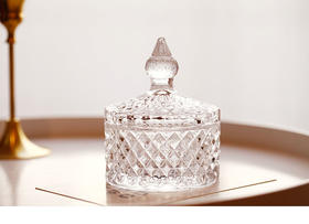 【上手】罗马菱格水晶烛台