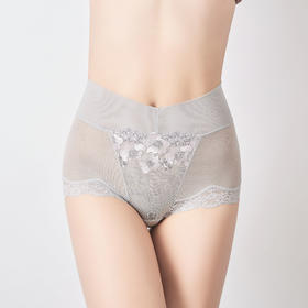 【99元2条，数量拍2】高级网纱轻透女士内裤中高腰性感微压收腹内裤k901-k3/K4