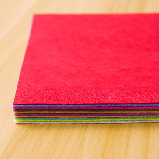 【上手】彩色手工不织布（5色混装） 商品图4