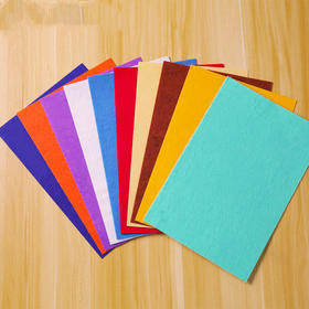 【上手】彩色手工不织布（5色混装）