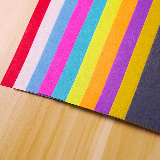 【上手】彩色手工不织布（5色混装） 商品图3