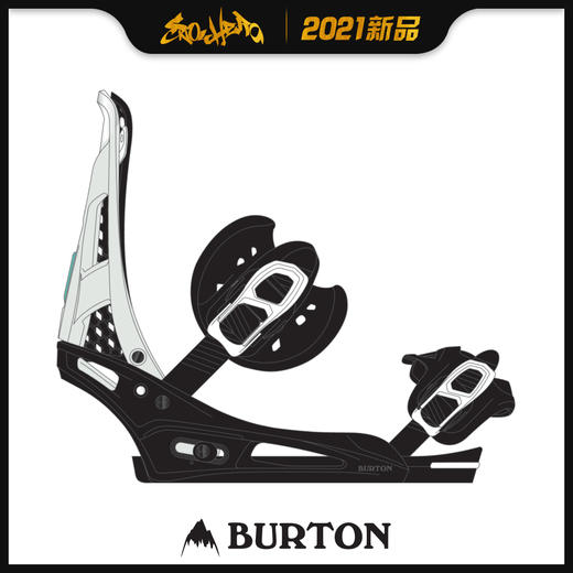 2021 BURTON GENESIS BLACK/CHALK M 商品图0