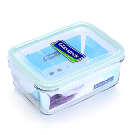 Glasslock进口保鲜盒微波炉烤箱耐热便当盒长方形钢化玻璃饭盒