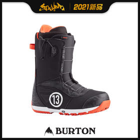 2021BURTON RULER BLACK/RED 7.5