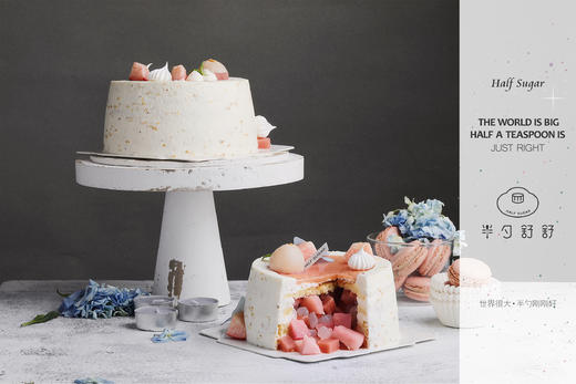光与蜜桃-桂花蜜桃藏心蛋糕 商品图6