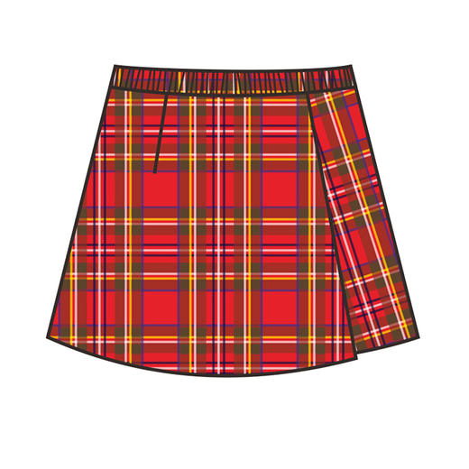 暨阳小学-女格仔裙 商品图0