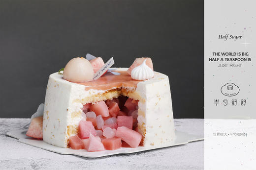 光与蜜桃-桂花蜜桃藏心蛋糕 商品图5