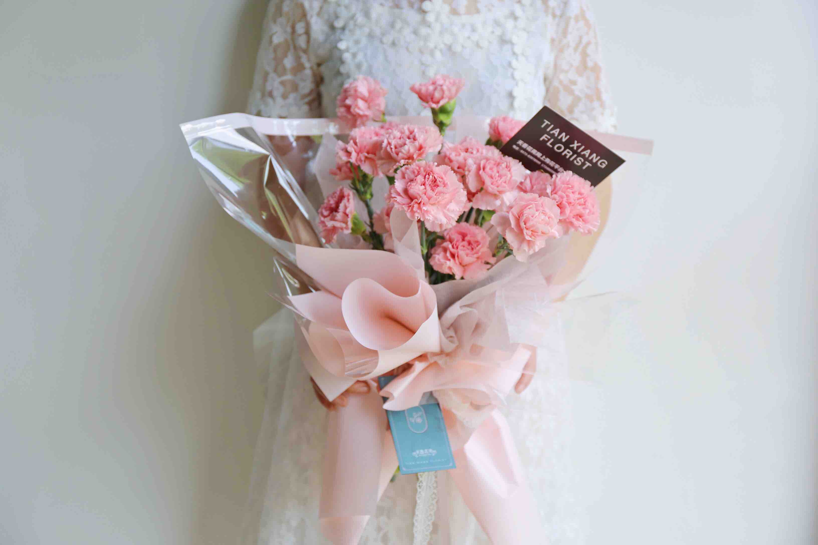 同城配送 粉康花束