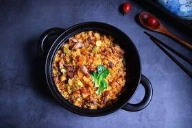 鹰嘴豆鸡肉焗小米饭