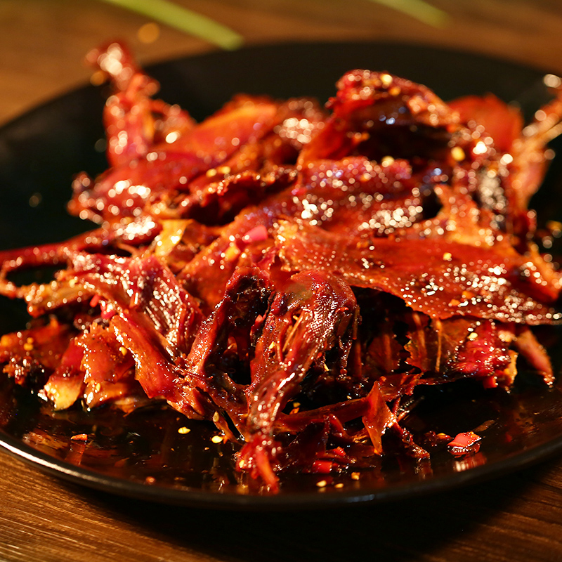 湖南酱板鸭常德特产特辣味正宗手撕风干板鸭美食小吃熟食零食即食