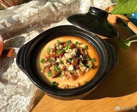 磷虾肉香菇蒸鸡蛋