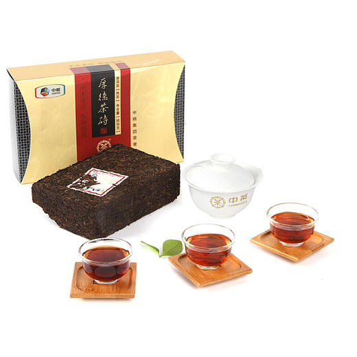 【秒杀】中茶2012年厚德茶砖600g普洱熟茶 商品图1