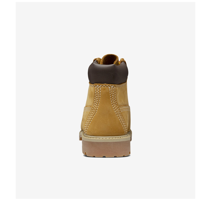 timberland添柏岚童鞋经典小童防水抓地高帮黄靴 12809 麦黄色 (6孔