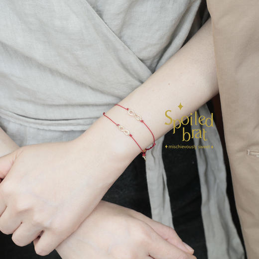 spoiledbrat jewelry亲子款红绳手绳套组 商品图2