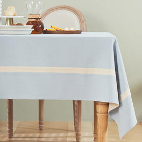 桌布布艺棉麻 日式北欧ins简约现代纯色茶几台布餐桌布家用长方形
