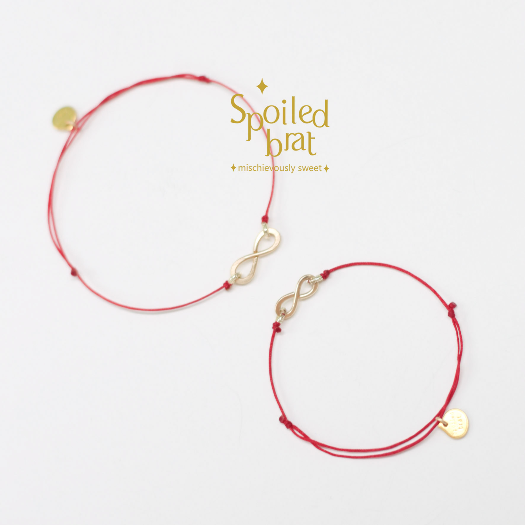 spoiledbrat jewelry亲子款红绳手绳套组
