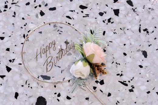 透明亚克力happybirthday插件 商品图0