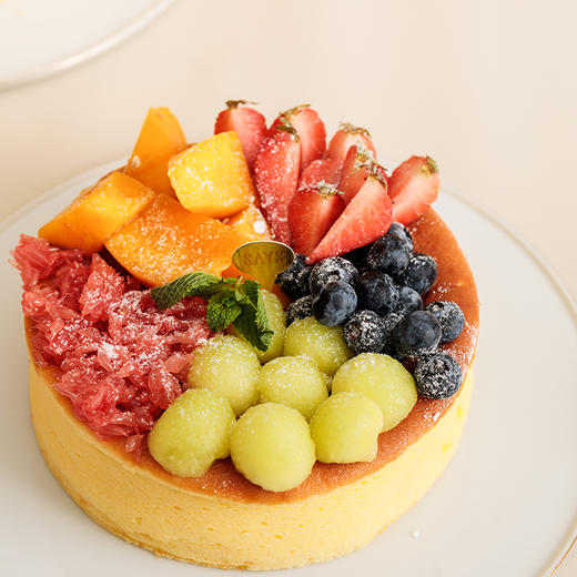 【历史商品】【代糖版】鲜果梳乎厘轻芝士蛋糕 商品图0