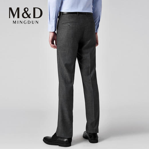 M&D/名盾男裤正装西裤春夏新款透气修身无褶男士长裤 商品图1