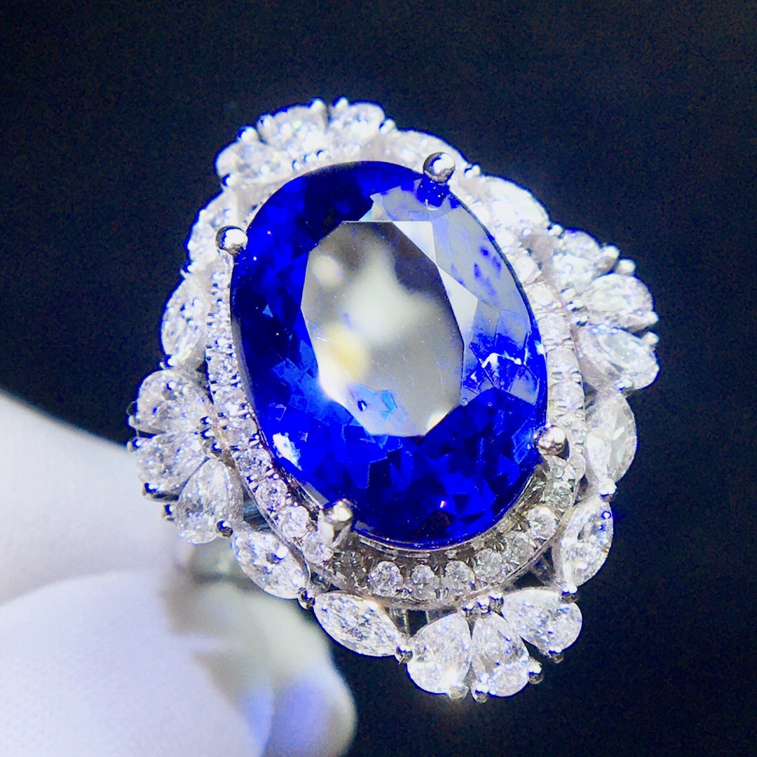 66g坦桑石戒指 - 每日上新优选天然宝石产品-贞玺珠宝|您身边的专业