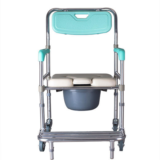 雅德老人坐便椅加固孕妇移动马桶家用坐厕洗澡椅可折叠便椅蹲便器