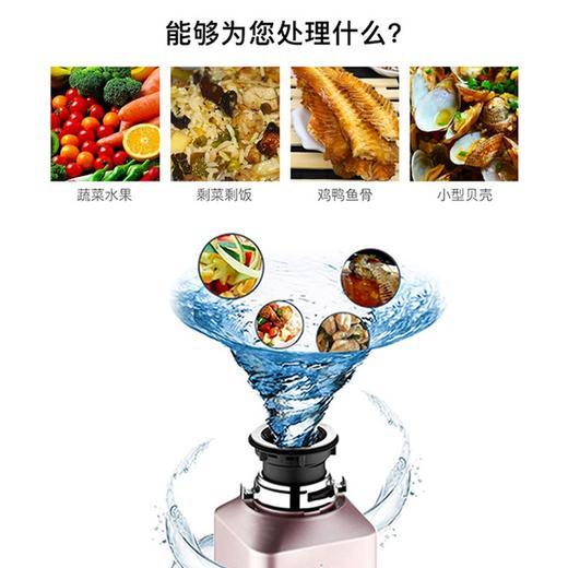 贝克巴斯(BECBAS) R-65 厨房食物垃圾处理器 家用粉碎机 商品图3