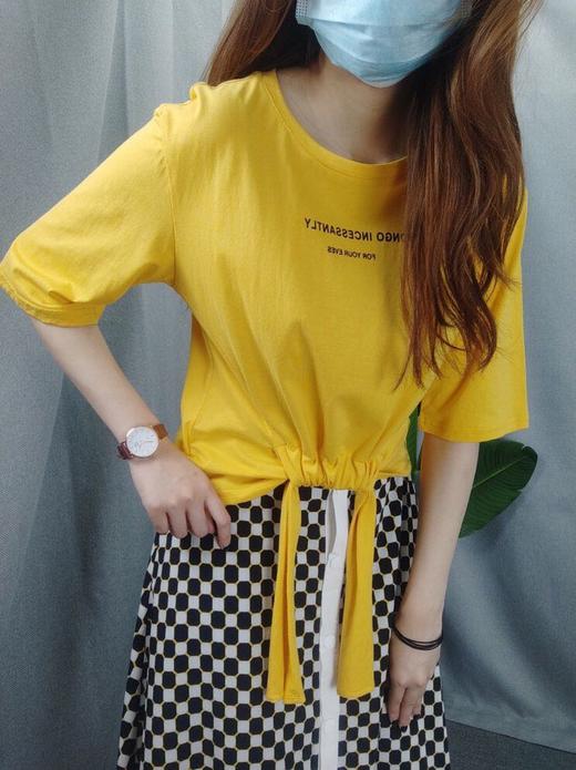 下女打板格仔半身裙7732 商品图4