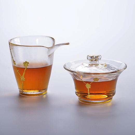 HOMY日式描金玻璃茶具 商品图3