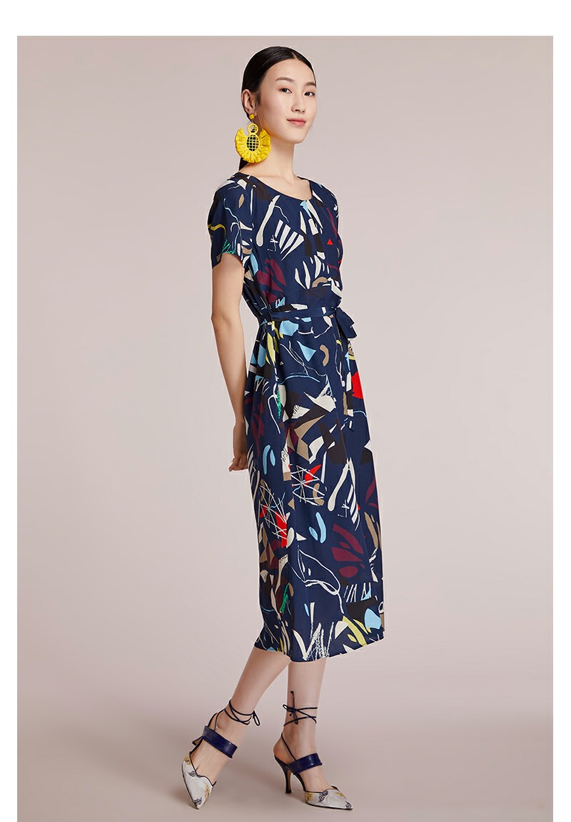 菲姿/feizi 真丝连衣裙0b4b5