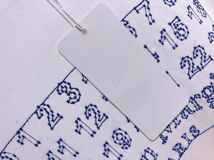 maison margiela小众简约数字密码纯棉休闲宽松t恤 情侣款